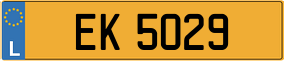 Truck License Plate